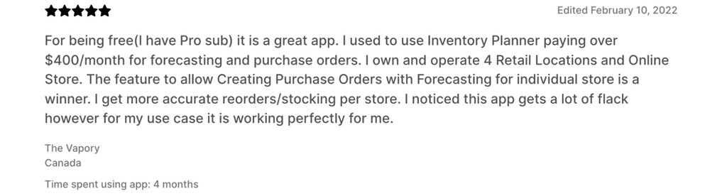 app review