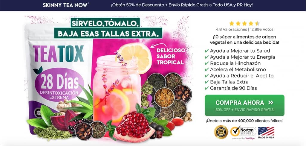 Teatox's Product Page
