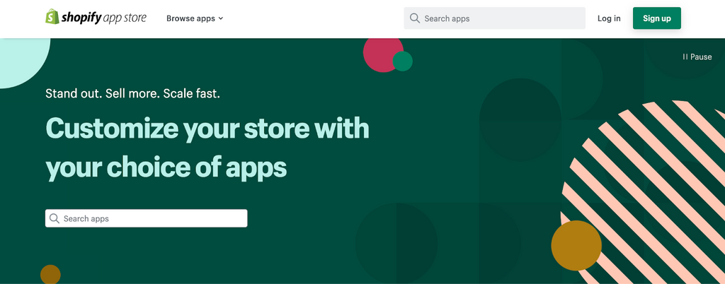 shopify app store