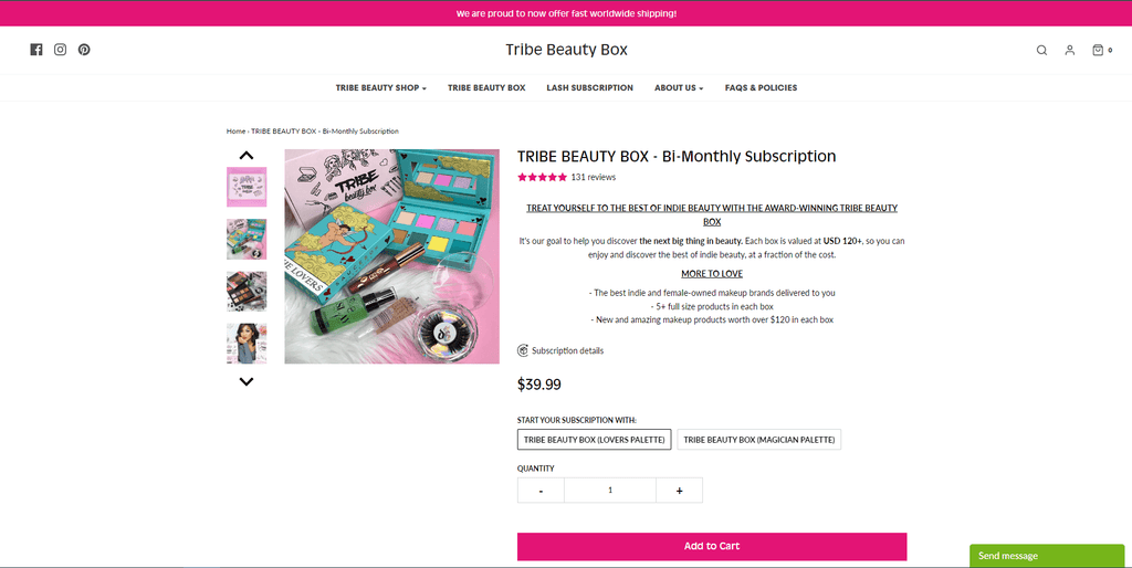 tribe beauty box