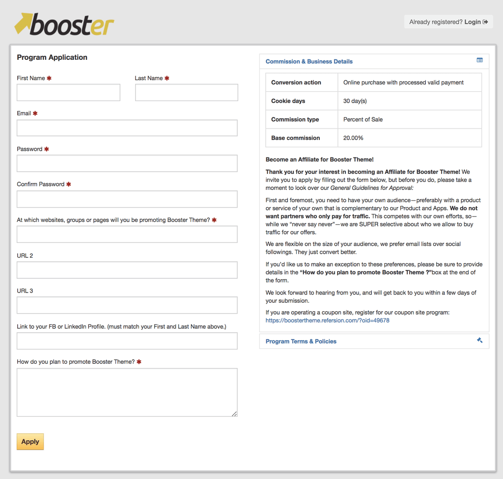 booster-theme-affiliate-form