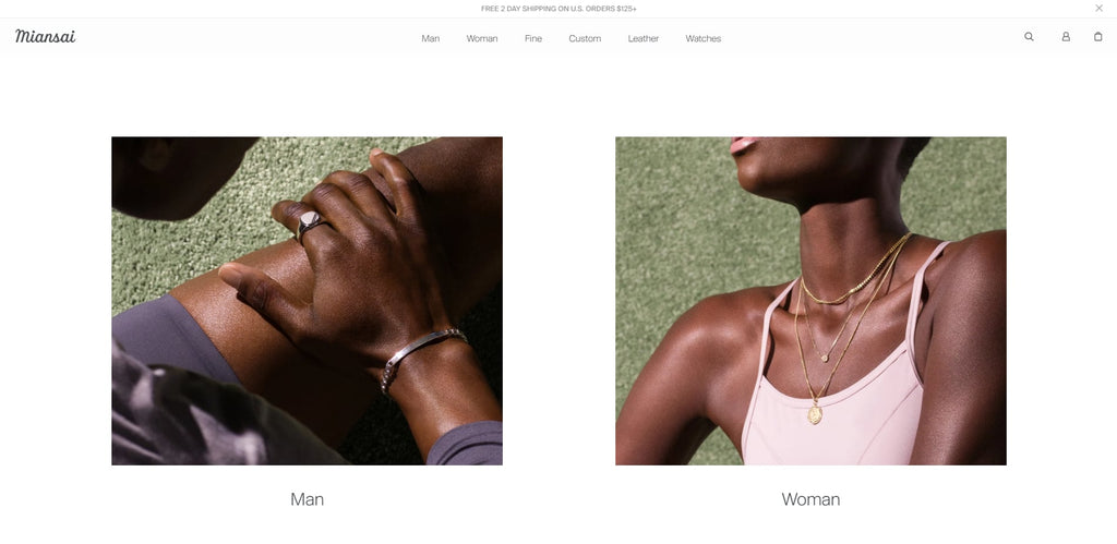 Custom top jewelry shopify