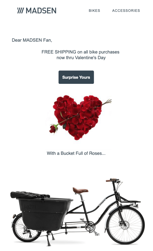 valentine promotion