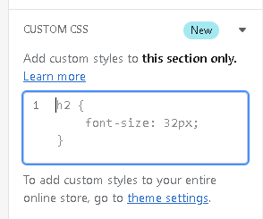 customize with HTML/CSS