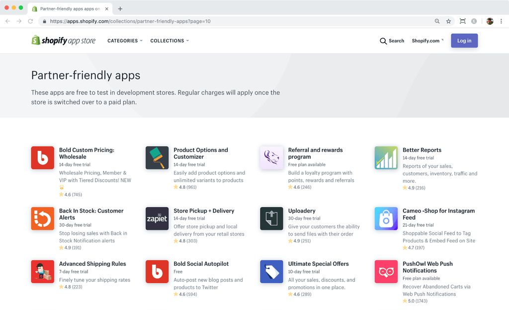 partner friendly shopify apps