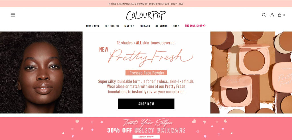 ColourPop website