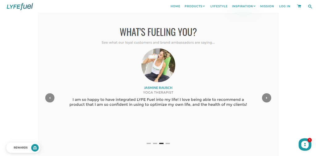 LyfeFuel Shopify Store