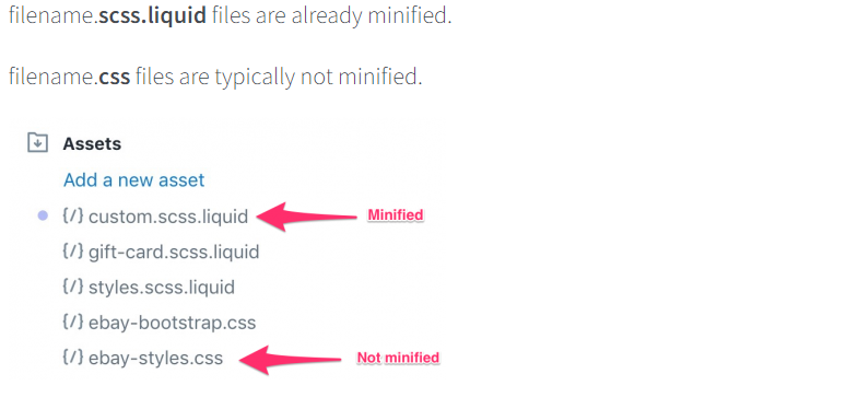 CSS minification in Shopify