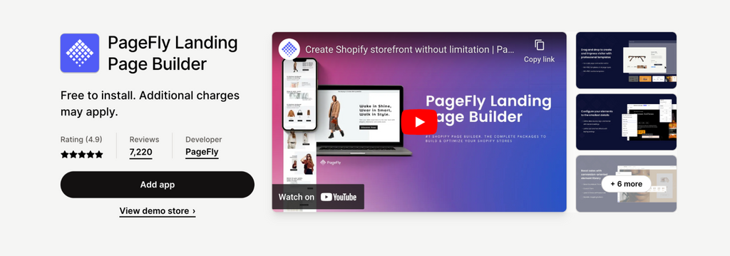 pagefly landing page builder