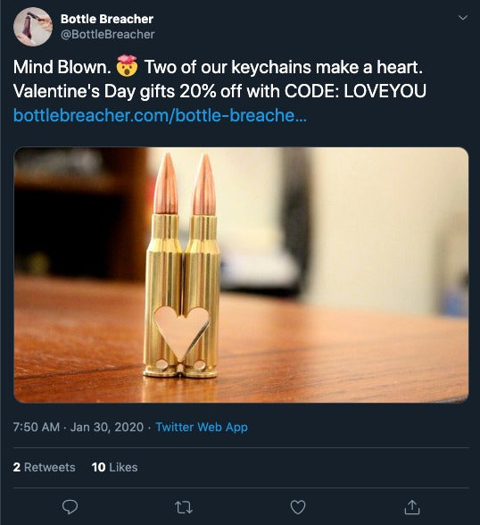 Bottle Breacher's Twitter marketing