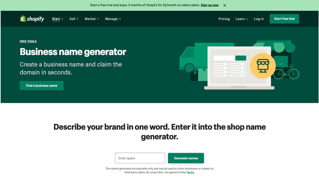 shopify business name generator