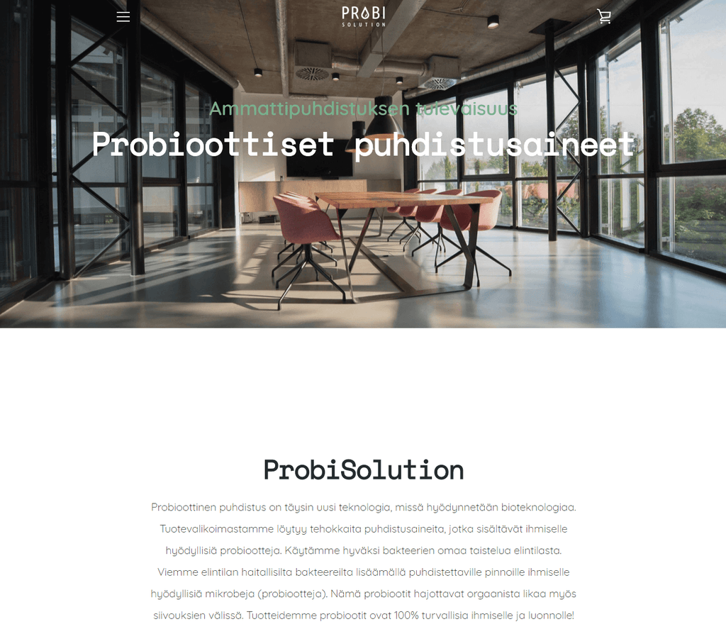 Probi homepage