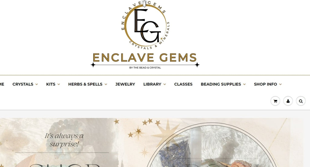 Enclave Gems homepage