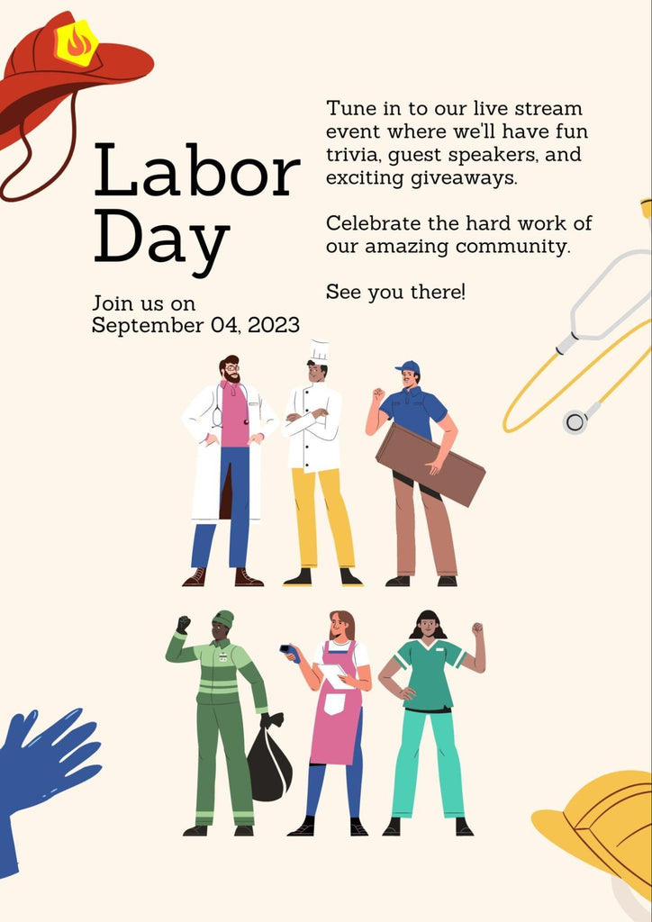 incorporate Labor Day greetings into your Labor Day event promotions