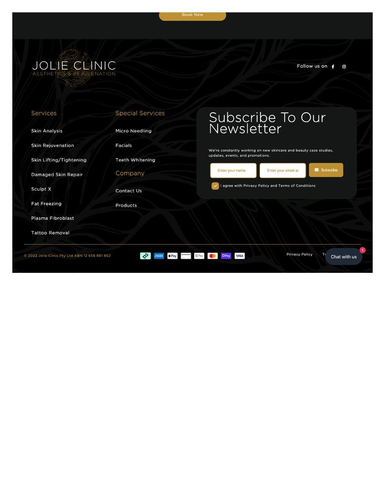Joile Clinic homepage 5