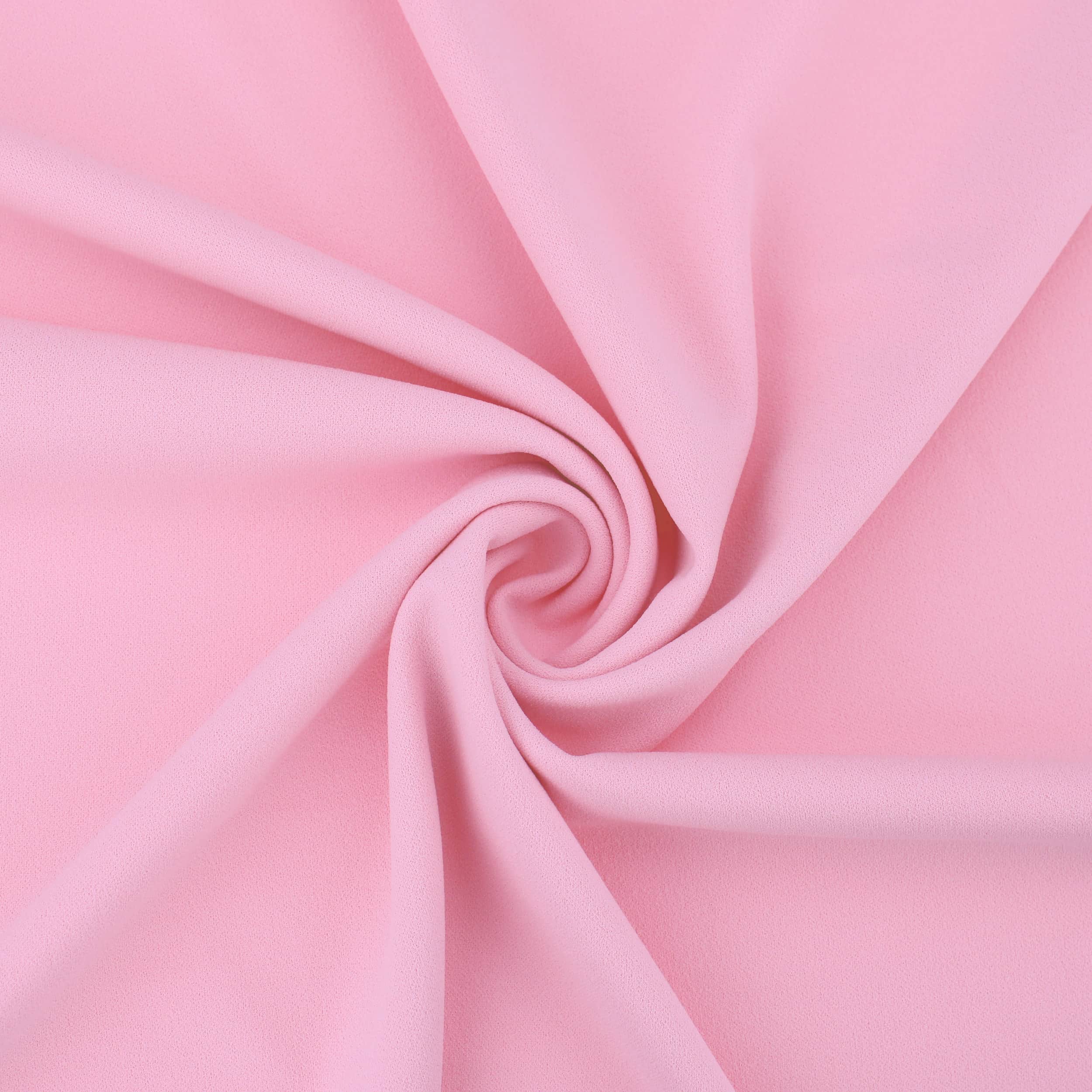 Pink Color Plain Cotton Lycra Dress Material Fabric