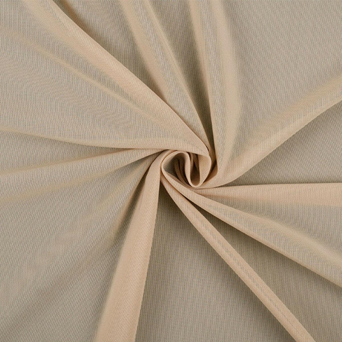 1/2m White - Spandex Plain Lycra Fabric 4 Way Stretch Lycra