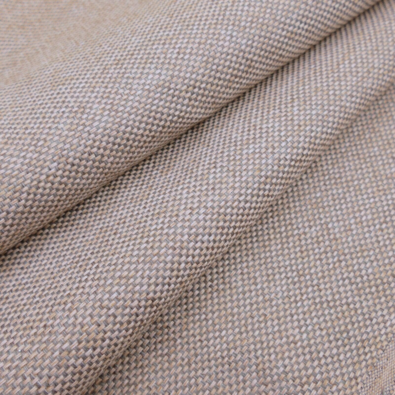 Panama Basketweave Woollen Linen Look Durable Soft Furnishing ...