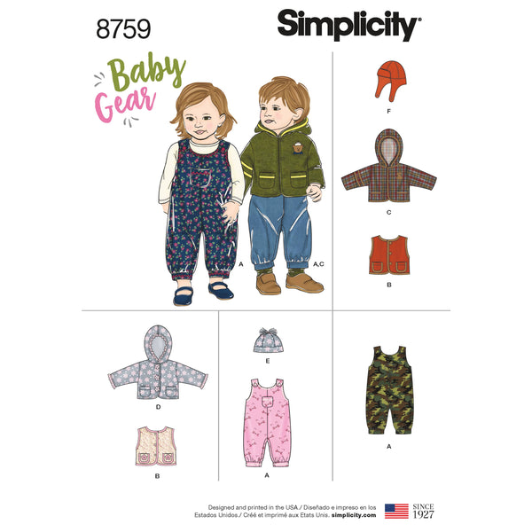 Simplicity Pattern 8807 Child and Girls Sportswear – Lullabee Fabrics