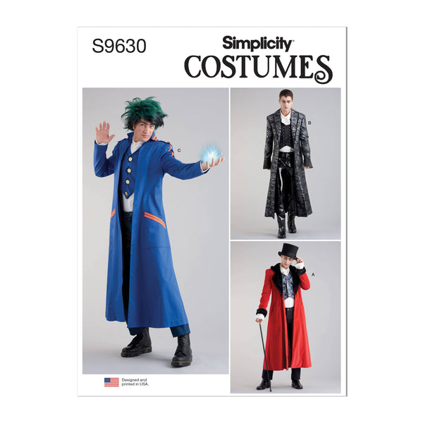 Simplicity Sewing Pattern R10544 / S9086 - Misses' Steampunk Costume Coats,  Size: H5 (6-8-10-12-14)