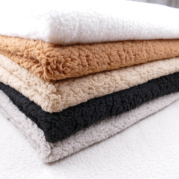 Faux Lamb Fabric Wool Fabric Lambswool Sherpa Fleece Lining Fabric 160x50cm  for Garments, Coats,Baby Blanket Plush Doll Sewing DIY 21 Colors(Color:16