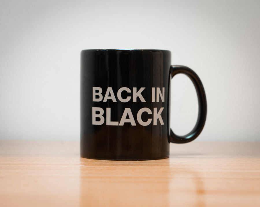 Official BACK IN BLACK Mug