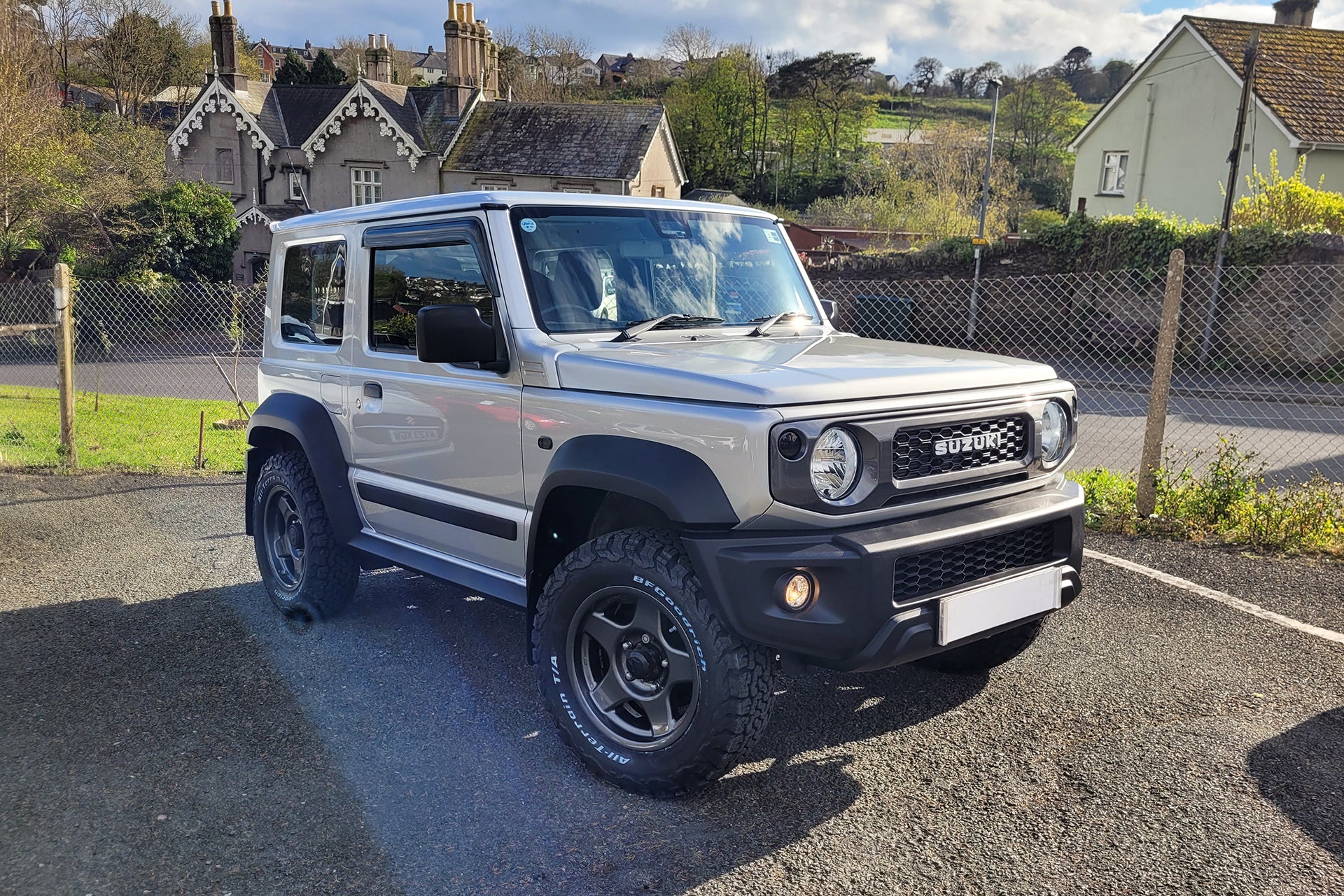 Suzuki Jimny (2018+) with BRADLEY V wheels, BF Goodrich KO2 All Terrain tyres and standard suspension Street Track Life JimnyStyle