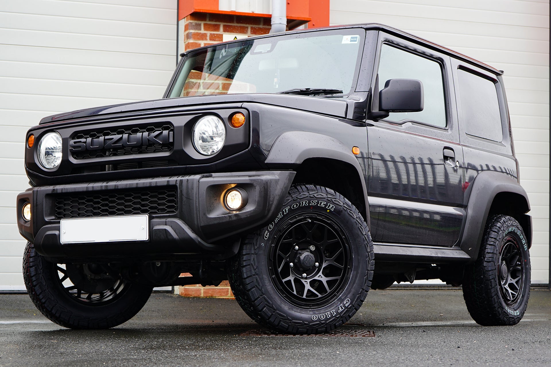 Suzuki Jimny with a Retro Grille and Tactical Grille Badge Street Track Life JimnyStyle