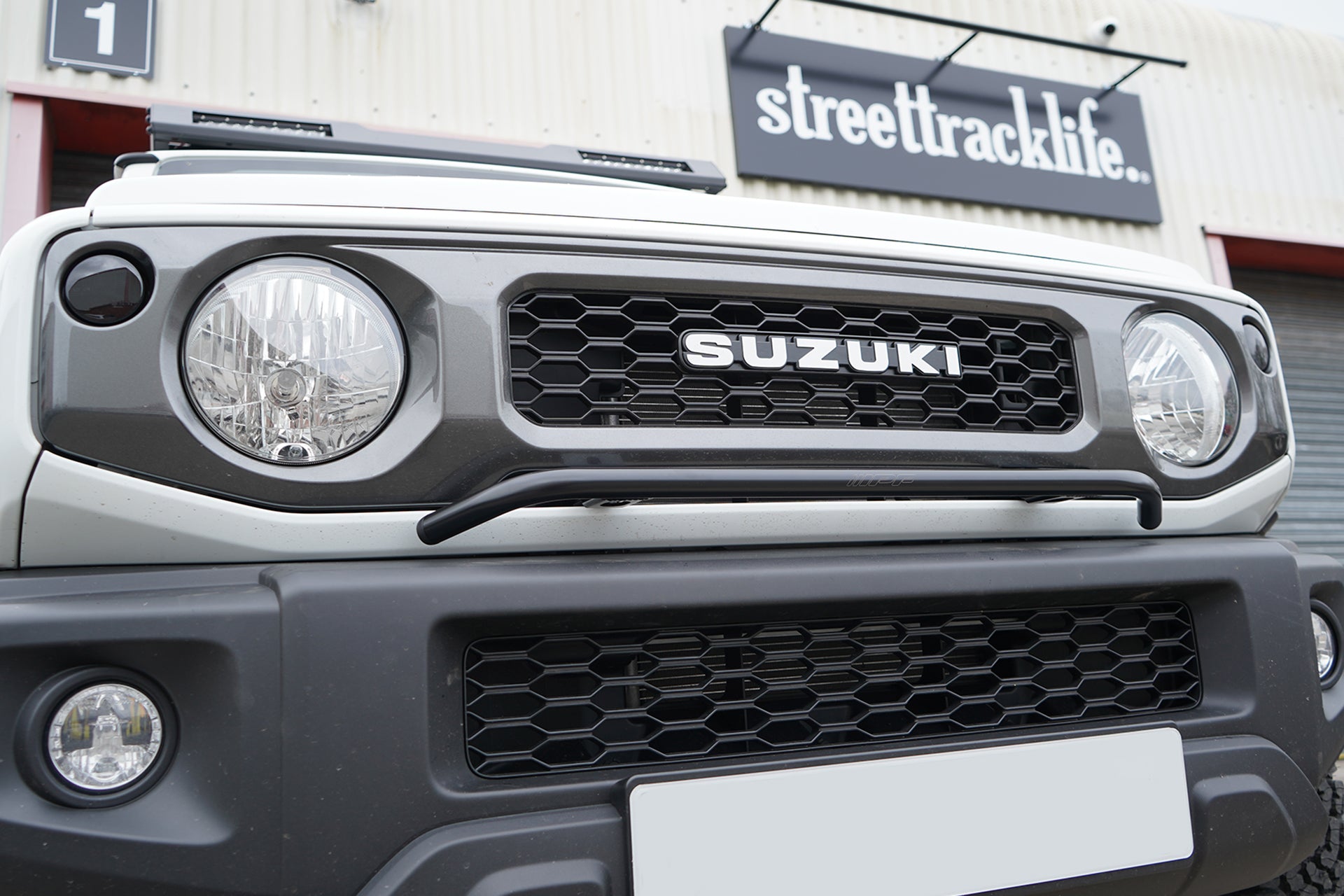 Suzuki Jimny (2018+) with HIGH PEAK J-01 wheels, JimnyStyle LED Tail Lights and other accessories supplied and fitted by street track life
