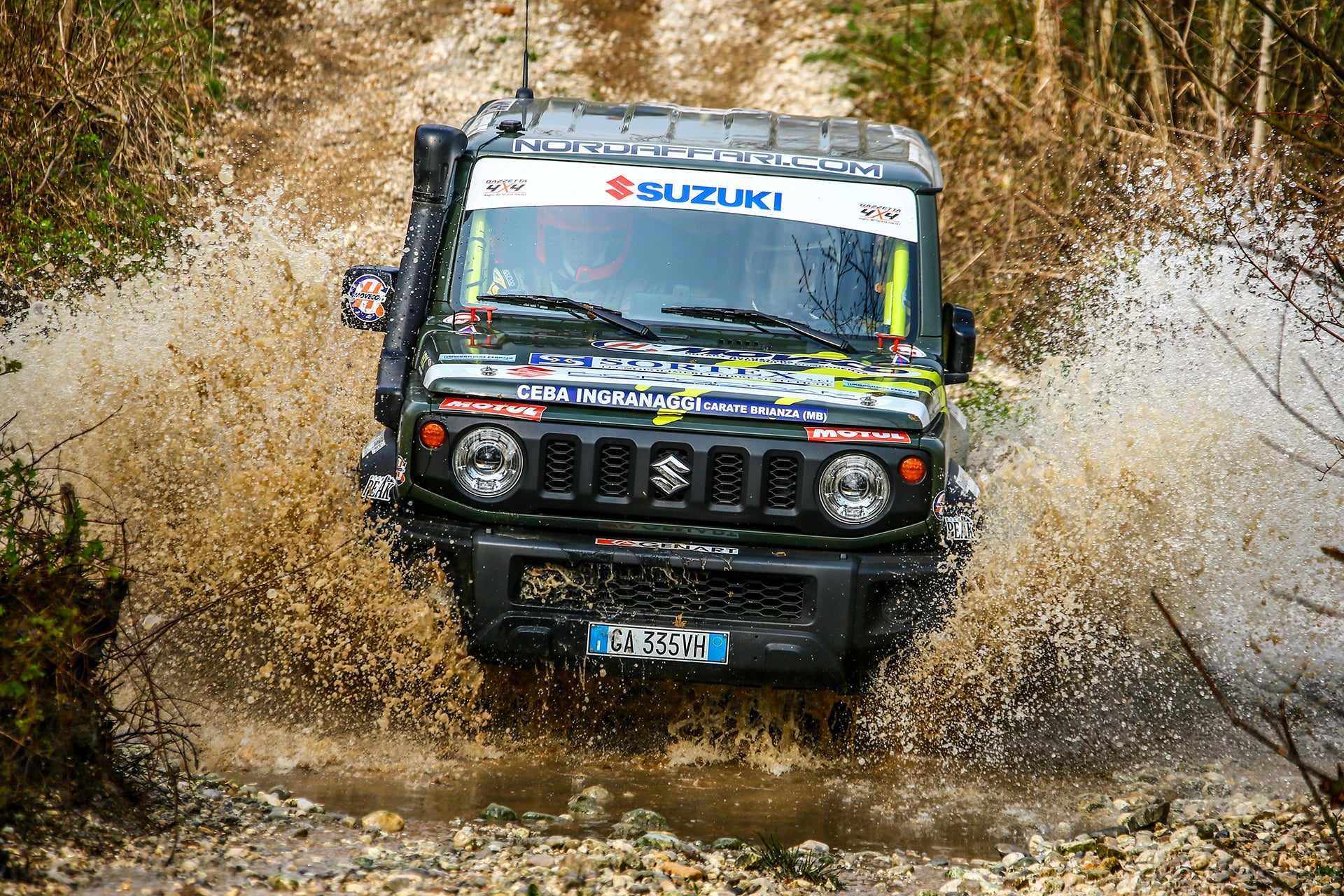 HIGH PEAK J-02 Wheels on Suzuki Jimny Team Gazzetta Rally - Street Track Life JimnyStyle