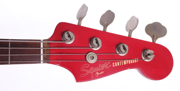 1984 Squier Jv Contemporary Series Pj Bass Torino Red Yeahman S Vintage Used Guitars