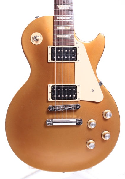 2012 Gibson Les Paul Studio 50s Tribute dark back goldtop – Yeahman's  Vintage & Used Guitars