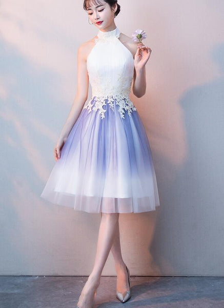 light purple hoco dress