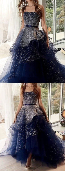 starry night prom gown