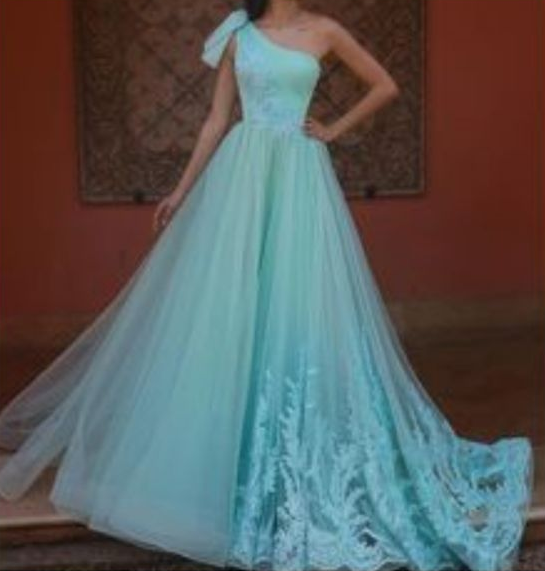 aqua evening dresses