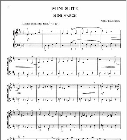 Mini Suite By Arthur Frackenpohl - Sample Page