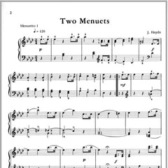 Two Menuets - Sample
