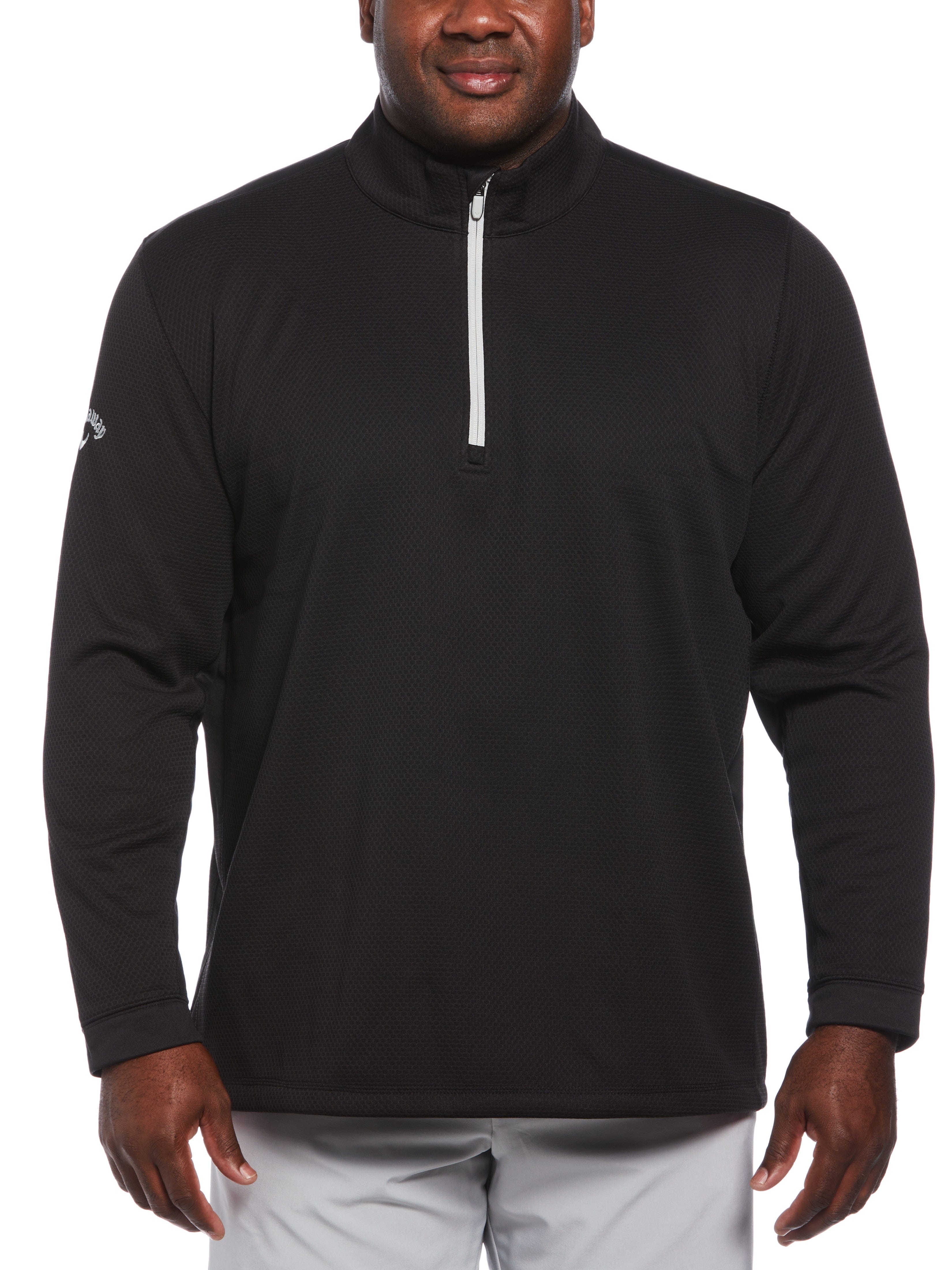Men's Big & Tall Premium Washed Fleece Hoodie - All in Motion Black 3XL