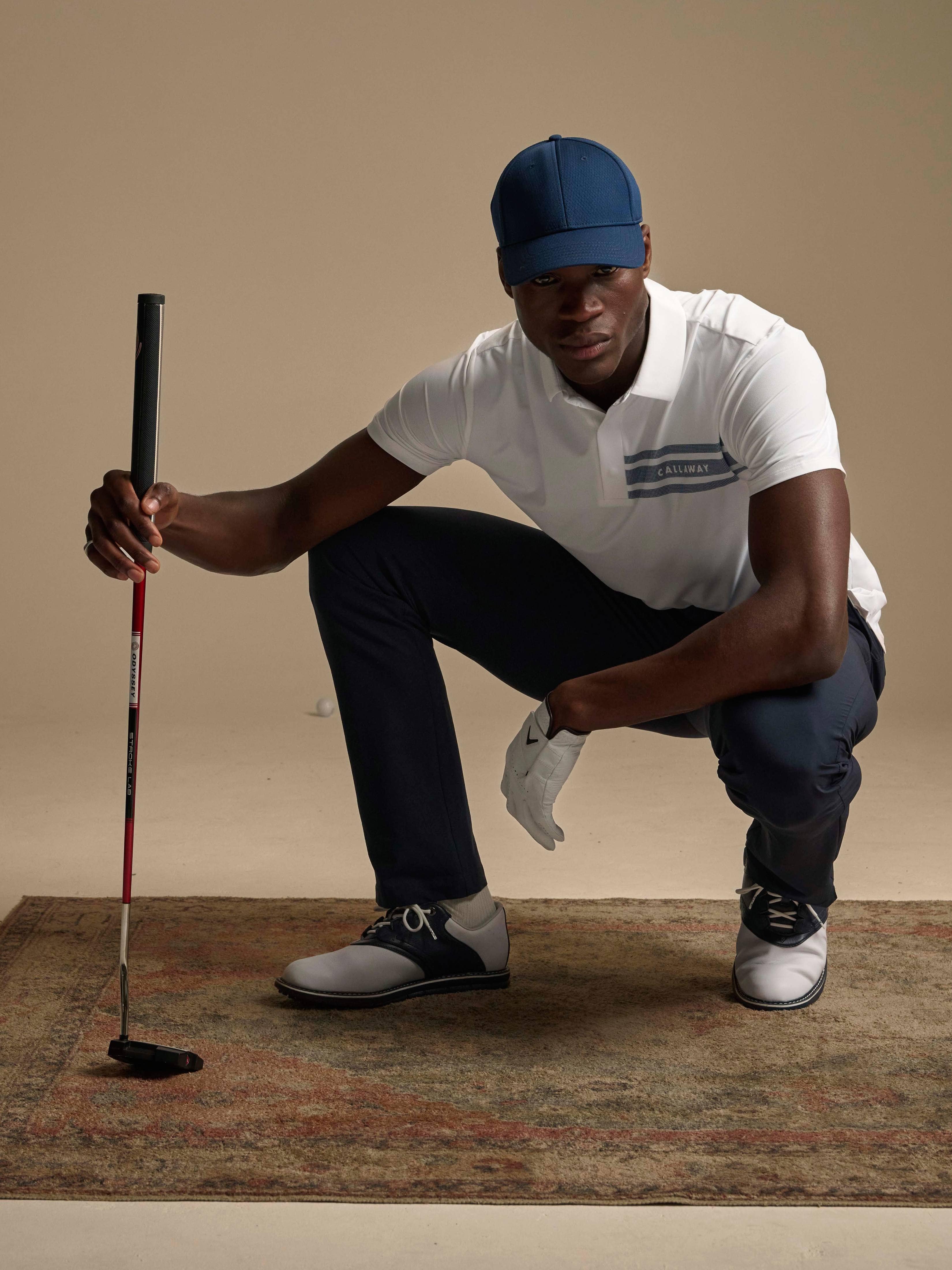 Callaway Legacy Collection™ Mens Triple Track Chest Block Golf Polo