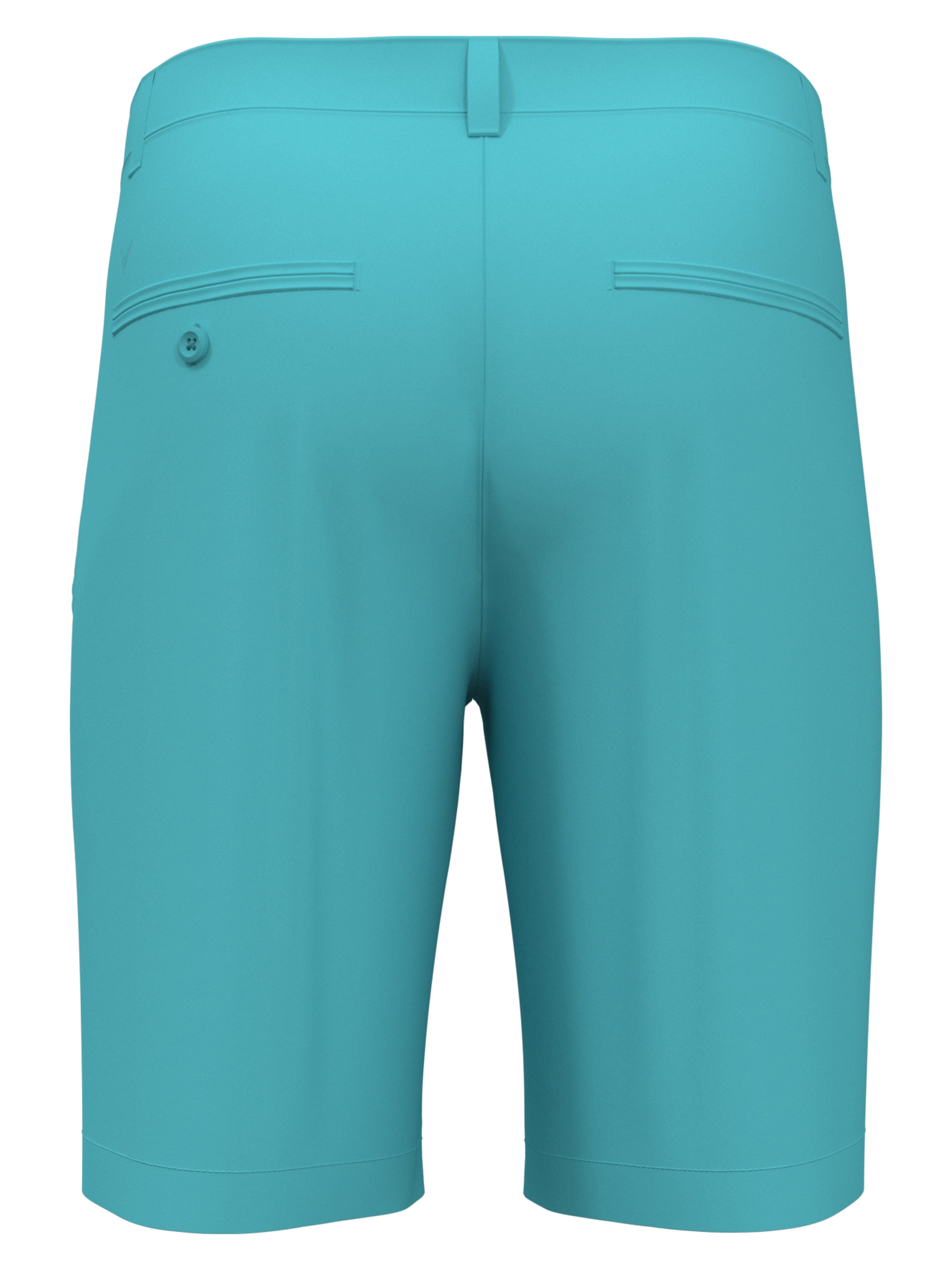 Mens 9" Flat Front Solid Golf Shorts