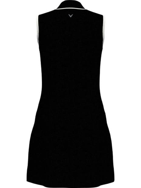 Callaway Women's Sleeveless Polo Dress, Size Large, Navy Blue,  Polyester/Spandex, Golf Apparel Shop