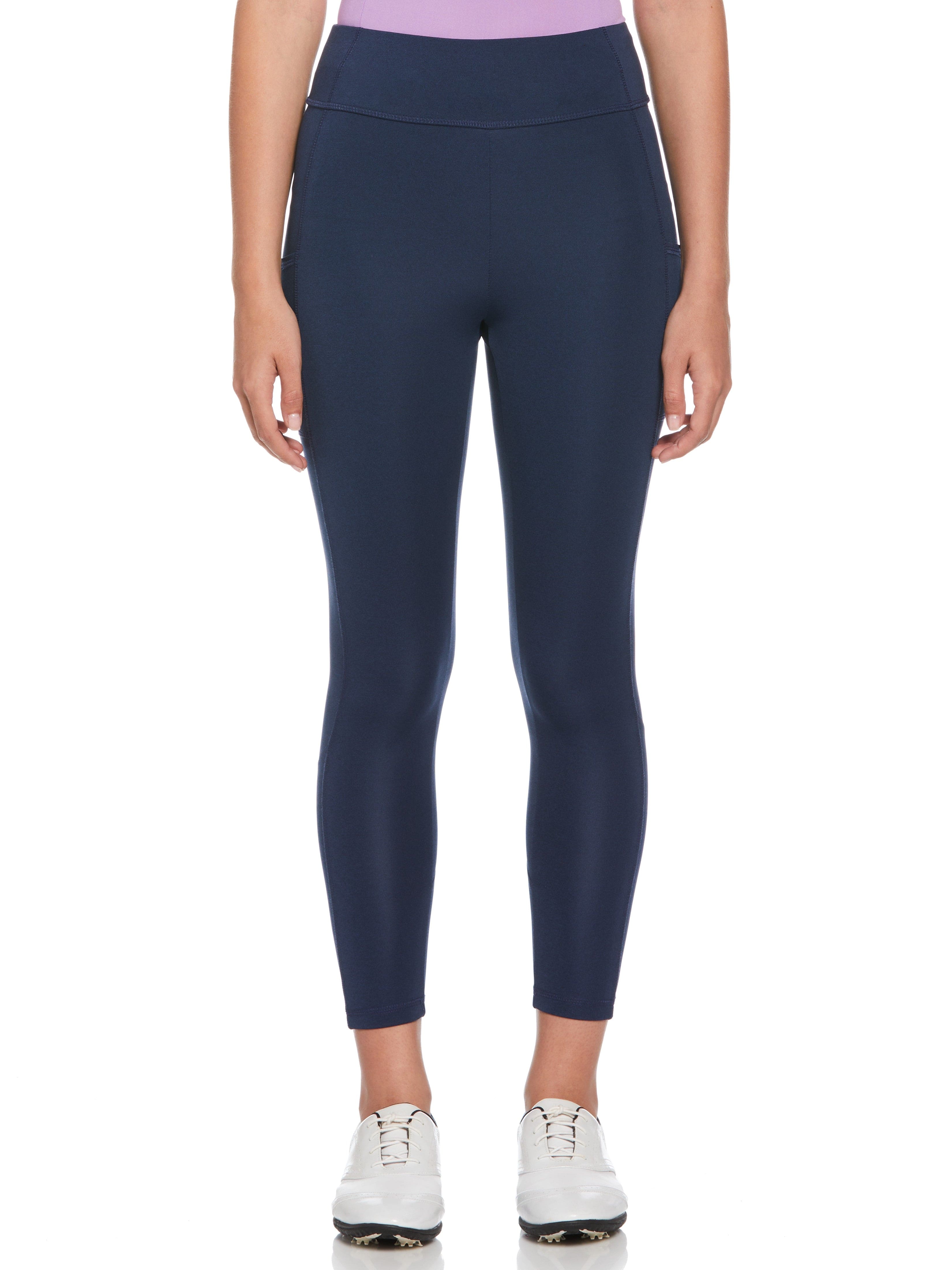 Nicole Hi-Rise Yoga Leggings in Ocean Breeze | Chin+Annie