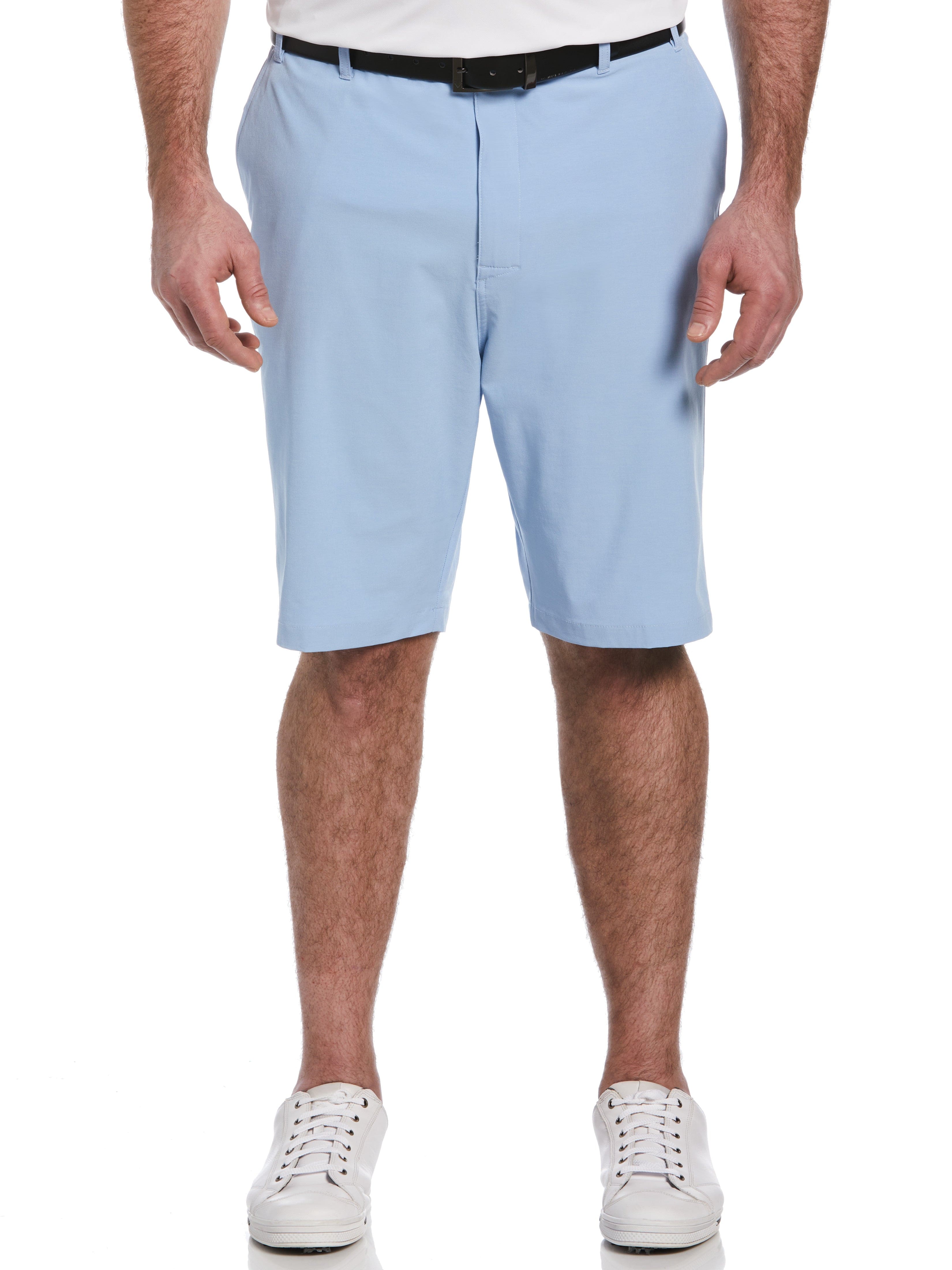 Men's Golf Shorts Stretch Chino Lightweight Quick Dry Flat Front Work Half  Pants