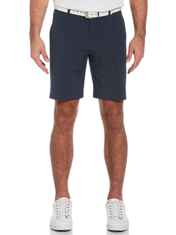 Alphalete Core Stride Shorts Men Woven 4-Way Stretch 5Inseam Gray Fog Blue  - XL