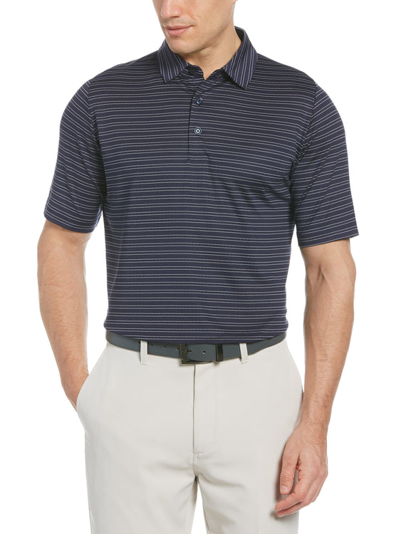 Mens Fine Line Ventilated Stripe Golf Polo Shirt | Callaway Apparel