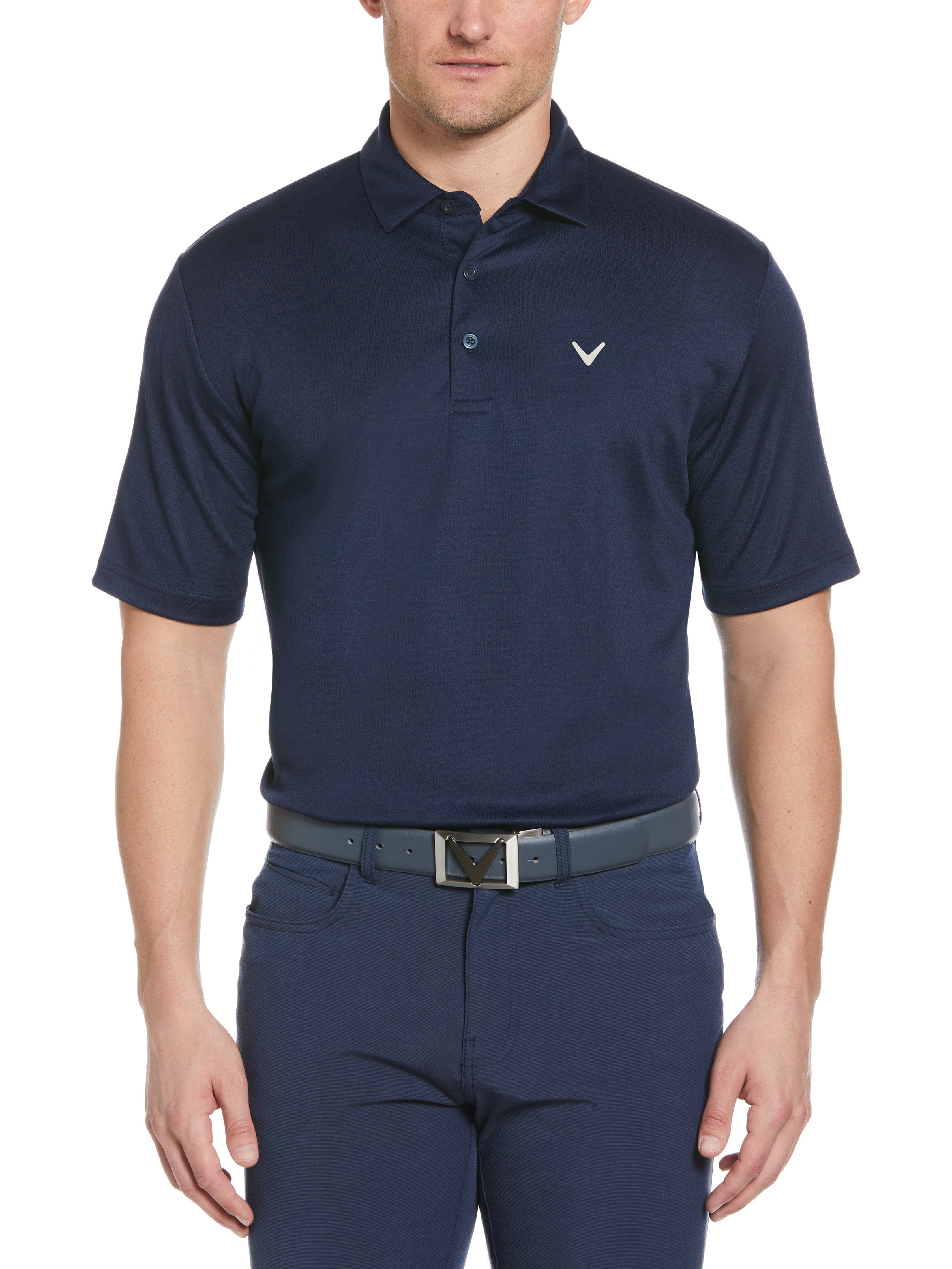 Callaway Golf Mens Artificial Nature Print Swingtech Polo Shirt