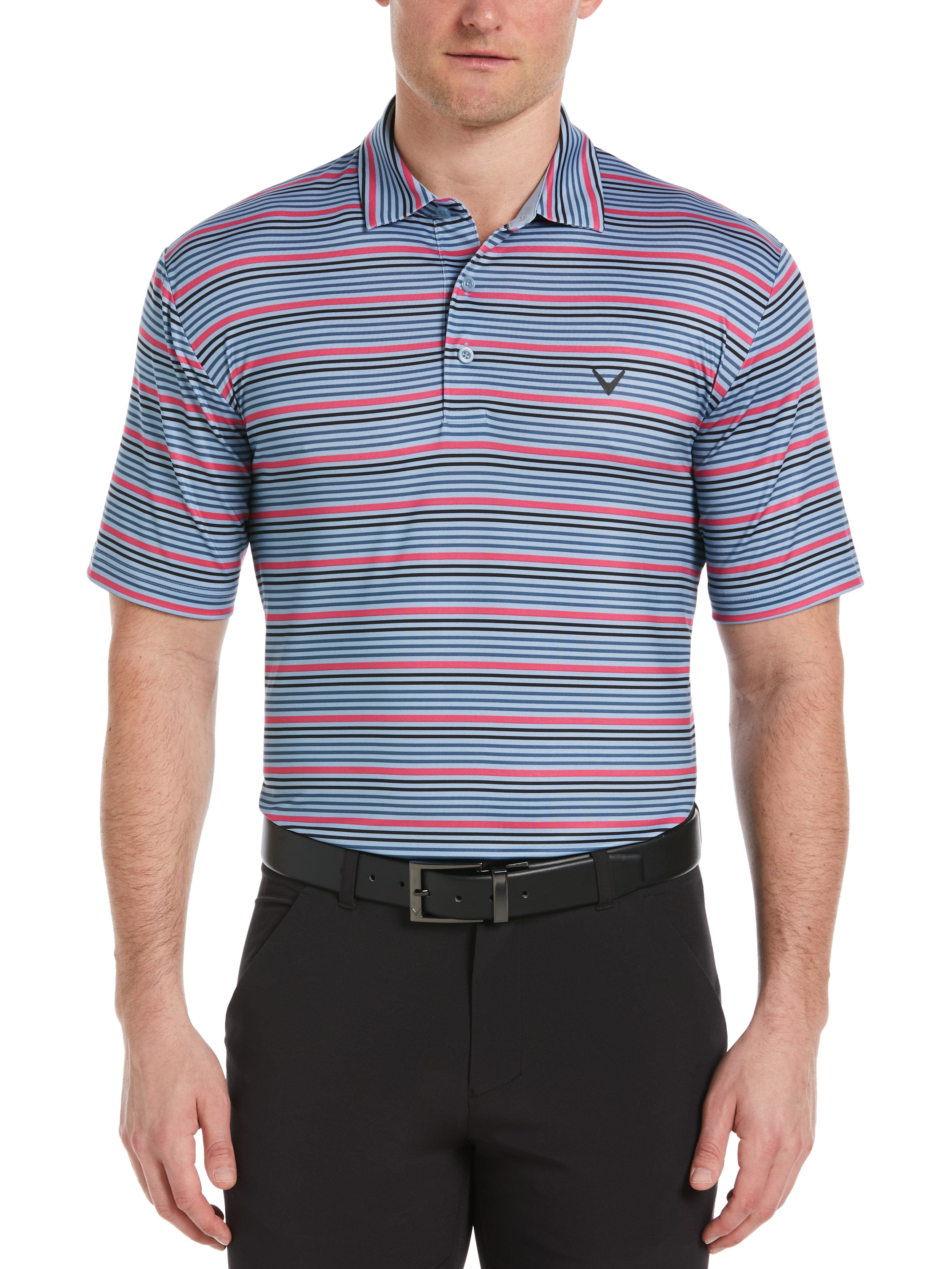 Mens Swing Tech™ Signature Chest Block Golf Polo | Callaway Apparel