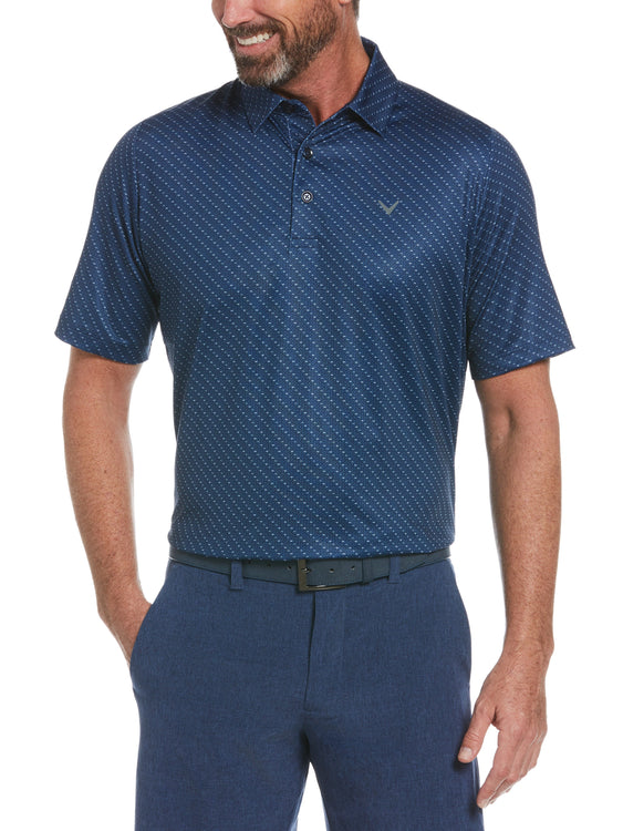 Mens Swing Tech™ Allover Chevron Golf Polo Shirt | Callaway Apparel