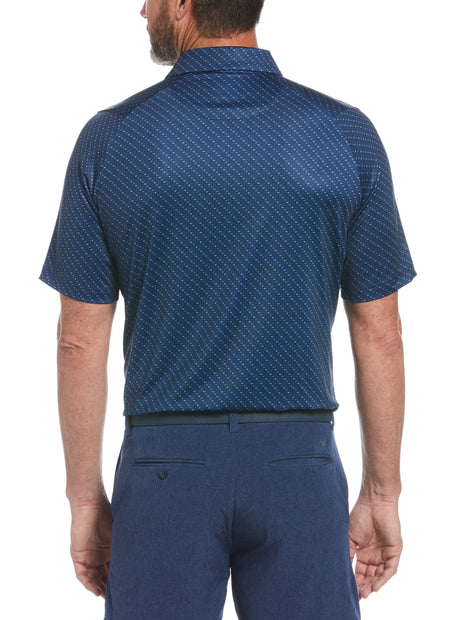 Callaway Short Sleeve Trademark Shape Shifter Abstract Chevron Print Golf  Polo Shirt