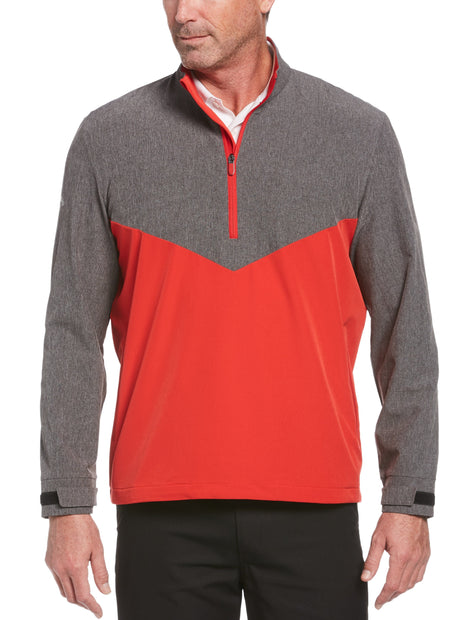 Mens Swing Tech™ Blocked 1/4 Zip Golf Windbreaker | Callaway Apparel